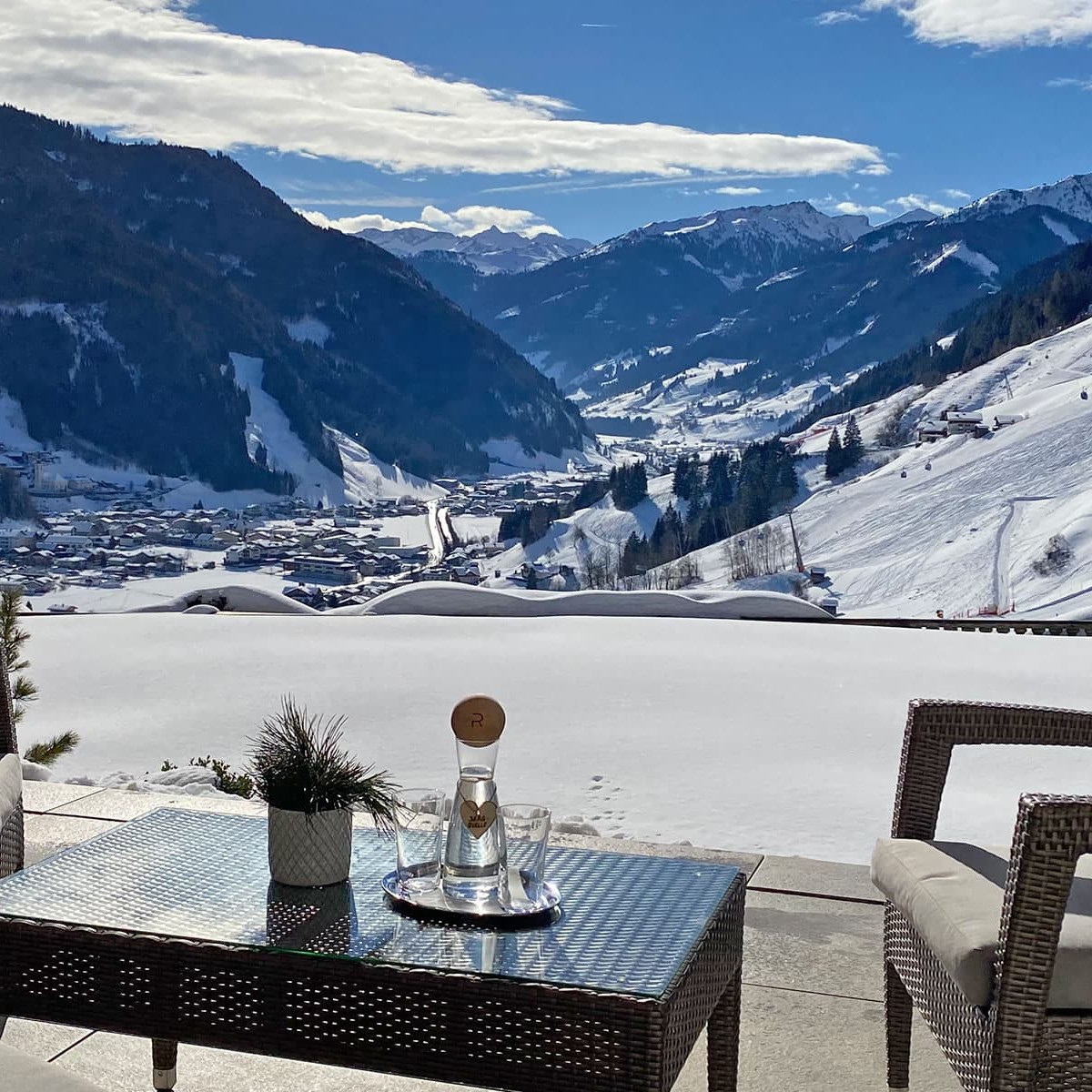 Panoramablick über Großarl