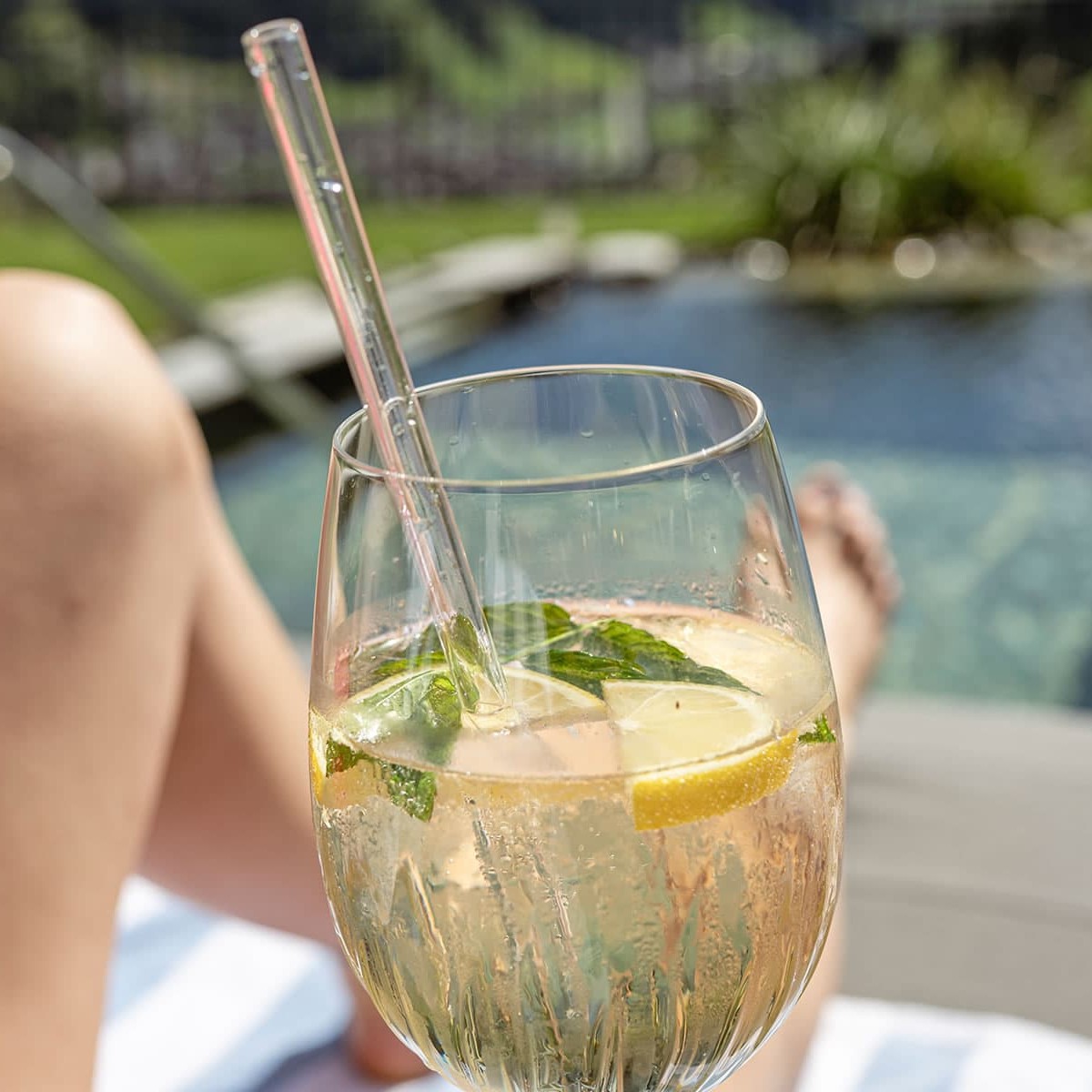 Herrlicher Naturbadeteich und Liegewiese