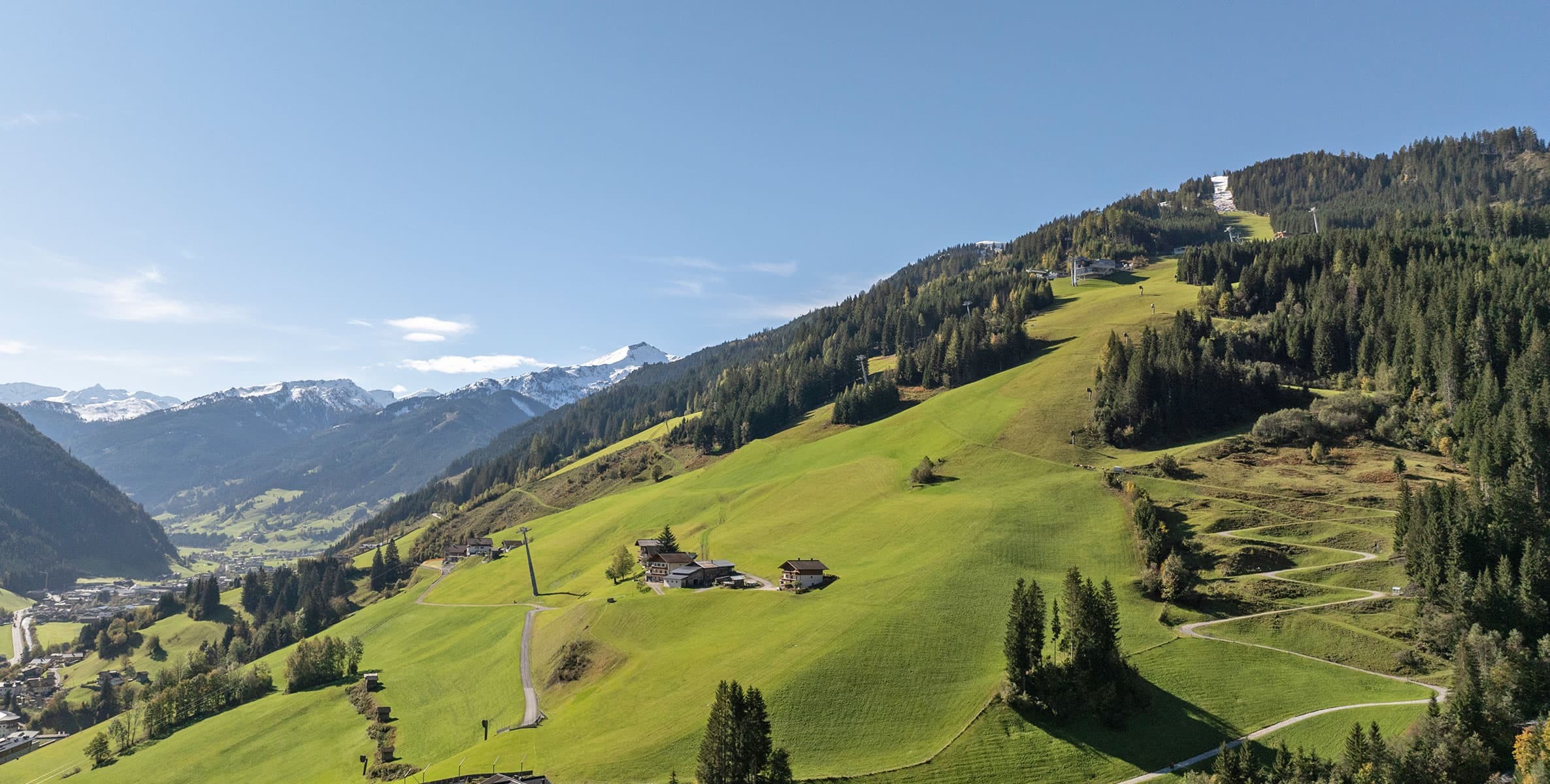 Panoramablick vom Bergengut über das Großarltal