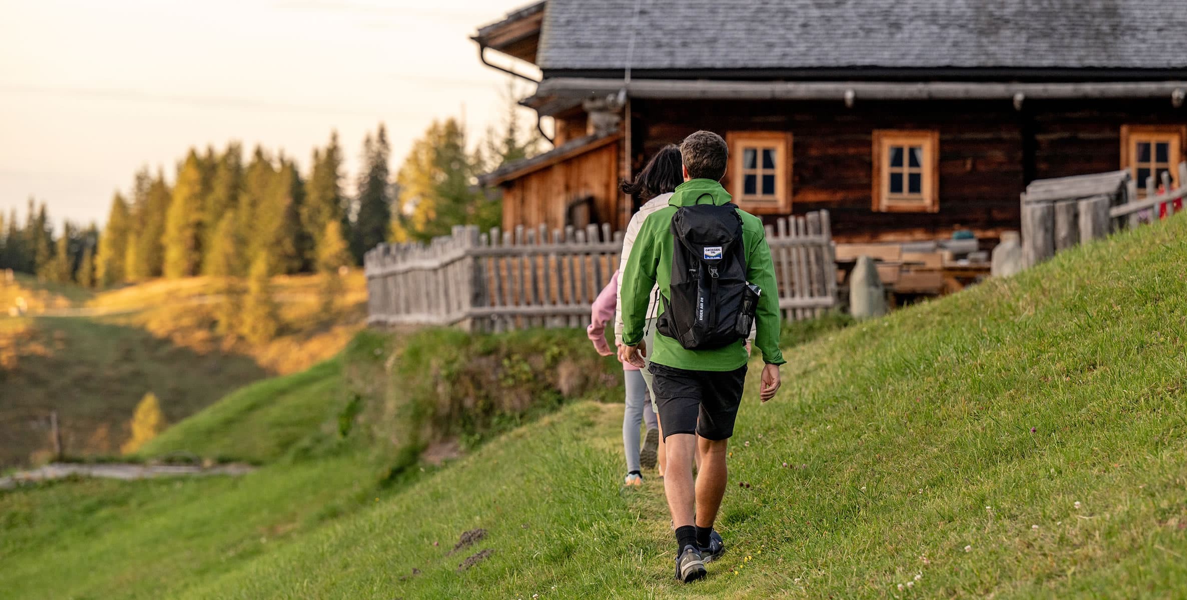 Wanderer im Großarltal, dem Tal der Almen