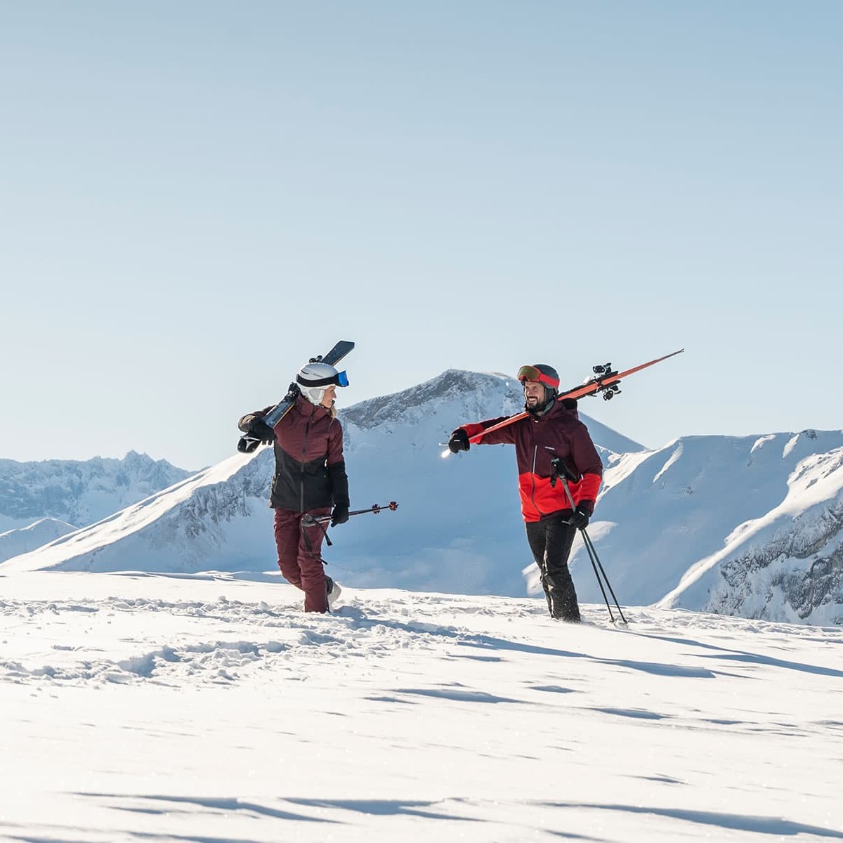 Skifahrer im Skigebiet Ski amadé